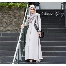 Thea Dress (Silver Grey)